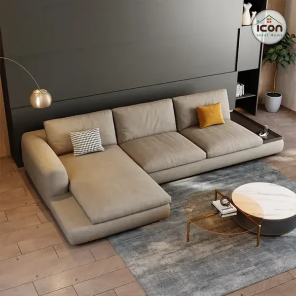 ركنة مودرن | خشب زان | قماش قطيفة |240×160سم | إسفنج كثافة 35