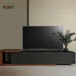 ترابيزة تلفزيون مودرن 160 سم – تصميم بسيط وأنيق |أم دي إف