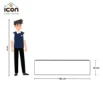 ⁦ترابيزة تلفزيون مودرن 180 سم – لون رمادي بتصميم عصري | أم دي إف⁩ - الصورة ⁦5⁩