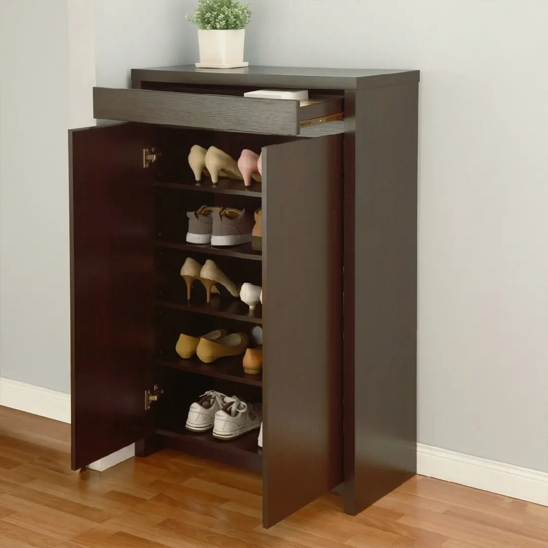 ShoeRck_03-01 جزامة ام دي اف بني 110×80×40 سم - M-A-B-40 - الصورة 1