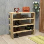 جزامة خشب ام دي اف 3 أرفف بيج - 64×60×32 سم