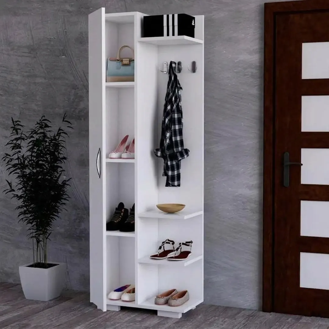 ShoeRck_30-01 جزامة 180x60x30x30 سم - ابيض - BQTPB-67 - الصورة 1