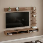 وحدة تلفزيون حائط رف واحد | ام دي اف | 130×105×25 سم